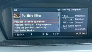 BMW E90 N47 czyszczenie filtra DPF bez demontażu