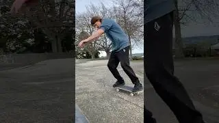 &ldquo;First time&rdquo; Skateboarding here and trying out the new blind brand Skateboard filming. #shorts