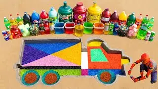 Cara Membuat Eksperimen Mobil Truk di Pasir Menggunakan Pepsi, Fanta, dan Coca Cola