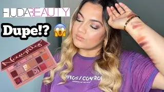 HUDA BEAUTY Naughty Nude Dupe!? & Swatches
