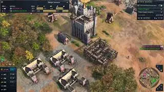AoE 4 - berserker vs Raiden Shogun. (Przyśpieszony początek)