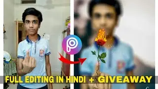 Rose Burn Concept Photo Editing | PicsArt New Photo Editing | PicsArt Photo Editing Tutorial