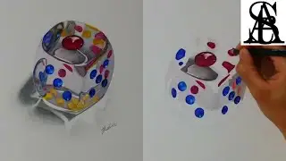 [S-Art] Speed drawing - Transparent Dice
