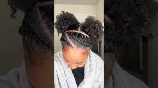 Easy Hairstyles For 4C Hair💖 #tiktokvideos #hairstyles  #4chair #naturalhairstyles #hairtutorial
