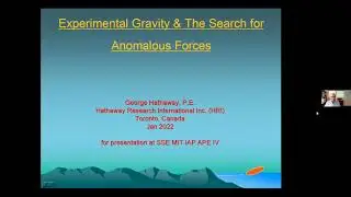 George Hathaway Jan 21, 2022, Advanced Propulsion & Energy