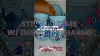 Lilo & Stitch Personalized Bling Crocs | #diyshoes #crocs #liloandstitch