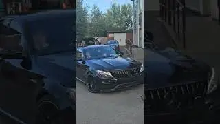 Mercedes-Benz C63S AMG arriving at Leigh car meet #cars #car #automobile #automotive #mercedesbenz