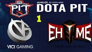 Vici Gaming VS EHOME Game 1 Dota 2 Live Tournaments OGA Dota Pit China