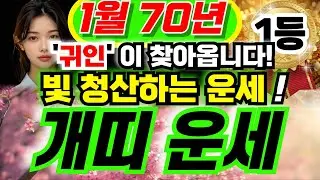 [2026년 1월 70년생 개띠운세] 2026년 1월 엄청난 대운이 들어옵니다!! 말년에 금전,재물운,문서운까지 들어와 경사난다! l 56세 개띠 #사주 #운세