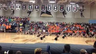Foster High School Flairs Officer Pep Rally 9.4.15
