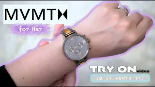 MVMT FOR HER WATCHES TRY ON VIDEO | Jubcylove