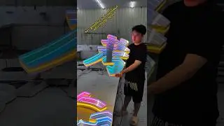 🔥3D signage makers||3d signboard Build-up tutorial||3D logo signage||3D acp Signboard|| Signage✅🔥💫
