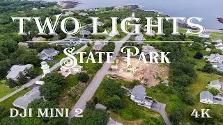 4K - Two Lights State Park - Maine USA - 4K