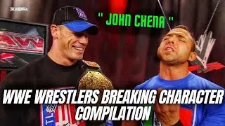 WWE Wrestlers Breaking Character On Live TV | Ft. John Cena, Roman Reigns, Randy Orton..