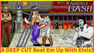 A Rare Arcade Beat Em Up Featuring Elvis! Knuckle Bash