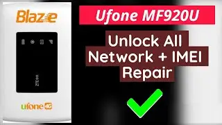 Ufone Device MF920u Unlock + IMEI Repair || ZTE MF920u unlock#viral #foryou #trending #unlock