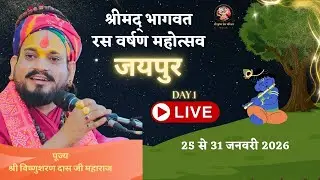 🔴LIVE - DAY - 2 || श्रीमद् भागवत कथा || पूज्य श्री विष्णुशरण जी महाराज || गनवार,ब्राह्मणन,सागानेर,