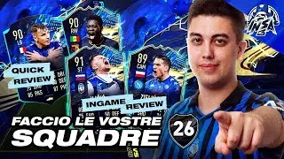 FACCIO LE VOSTRE SQUADRE EP. 26 + SARR 90, DIGNE 90, ILICIC 91 E ZIELINSKI 89 REVIEW