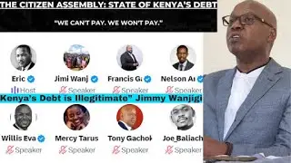 Jimi Wanjigi Reveals Deep Secrets about Govt Debt: Hosted by Amerix & Nyakundi