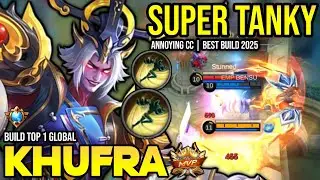 KHUFRA BEST BUILD 2026 | BUILD TOP 1 GLOBAL KHUFRA GAMEPLAY | MOBILE LEGENDS✓