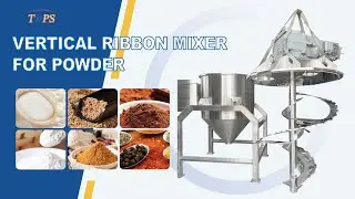 Vertical Ribbon Mixer for Powder | Full Stainless Steel, Uniform Mixing, Easy Cleaning