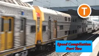 Sydney Trains Video #97 - Speed Compilation - Part Two