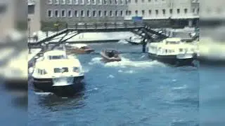 1970's City Footage of Venice Italy