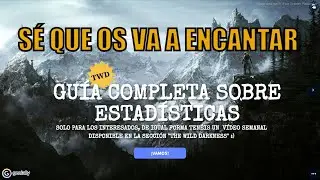 GUIA SOBRE TODAS LAS ESTADÍSTICAS -THE WILD DARKNESS- GAMEPLAY ESPAÑOL