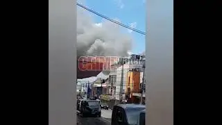 Reports of a fire in San Fernando, top of High Street