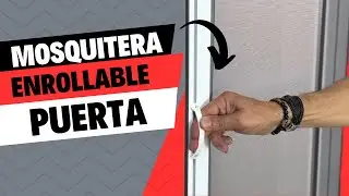 🛠️ Necesitas esta mosquiteras enrollables para tu puerta! 🚪