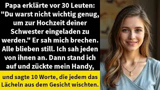 Papa erklärte vor 30 Leuten: 