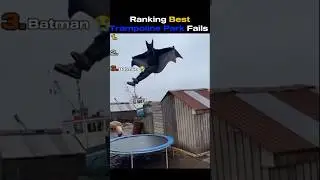 Ranking Funniest Trampoline Park Fails #shorts #viralshort