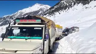 Zojila Update:- Finally again traffic allowed from Sonamarg Today - 4th Feb 2026 #zojila Interview