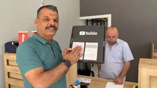 اشكركم من كل قلبي متابعيني على اليوتيوب اليوم استلمت درع المليون  احبكم من كل قلبي متابيعيني