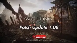 Wo Long Patch 1.08 update