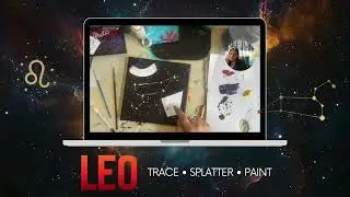 ♌ Leo Zodiac - Easy Painting Tutorial (Timelapse)