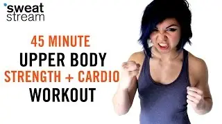 45 Minute Crazy Cardio + Upper Body Strength Workout w/ Kat Musni