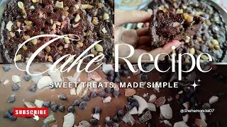 CHRISTMAS SPECIAL⭐🎄Choco Chips Chocolate Cake Recipe🍰🎂Homemade Chocolate Fruit And Nut Cake Recipe🥞🎉