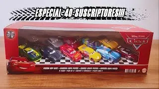 Unboxing Carrera Copa Pistón 2025 🚗🔥 Pack de 11 Cars Mattel Thailand | 40 Suscriptores