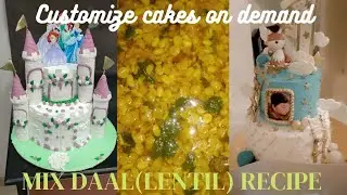 Easy quick mix Daal recipe | How to make mix Daal,| customize cake on demand #Cakes # mix lentil