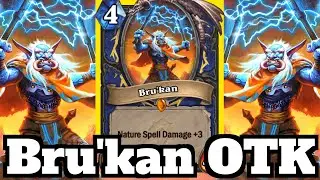 Bru'kan is BRO'KEN! Overload Shaman OTK! | Hearthstone