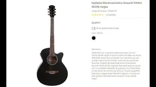Guitarra Electroac&uacute;stica Ground YWAG-4020E Negra