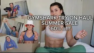 TRY ON HAUL- @Gymshark summer sale items - 60% off 🔥