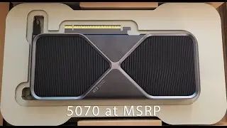 RTX 5070 Founders Edition | Распаковка и установка