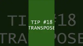 One click to flip your data 📈Transpose rows into columns in seconds ✅