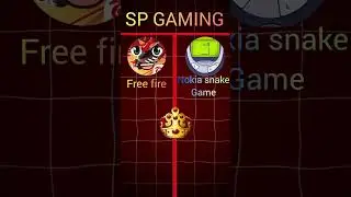 free fire vs Nokia snake game #$kaun hai Sabse achcha game#$new video shorts #$shortsfeed #$youtuber