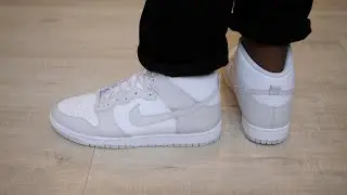 Nike Dunk High 'Retro Vast Grey + White' Unboxing & On Feet (2021)