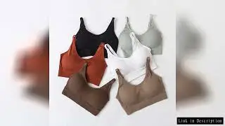Women's Bra Tube Top Crop Top Female Seamless Back Outdoor Sports Underwear Bra For Women Cotton Fem
