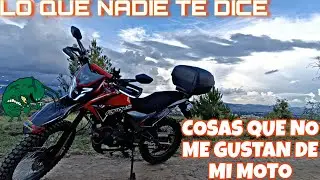 COSAS QUE NO ME GUSTAN DE MI MOTO VENTO CROSSMAX 250 🔥 CROSSMAX 250 PRO 🔥 EXPERIENCIAS MOTERAS 💯