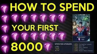 HOW TO SPEND YOUR FIRST 8000 GEMS INJUSTICE 2 MOBILE